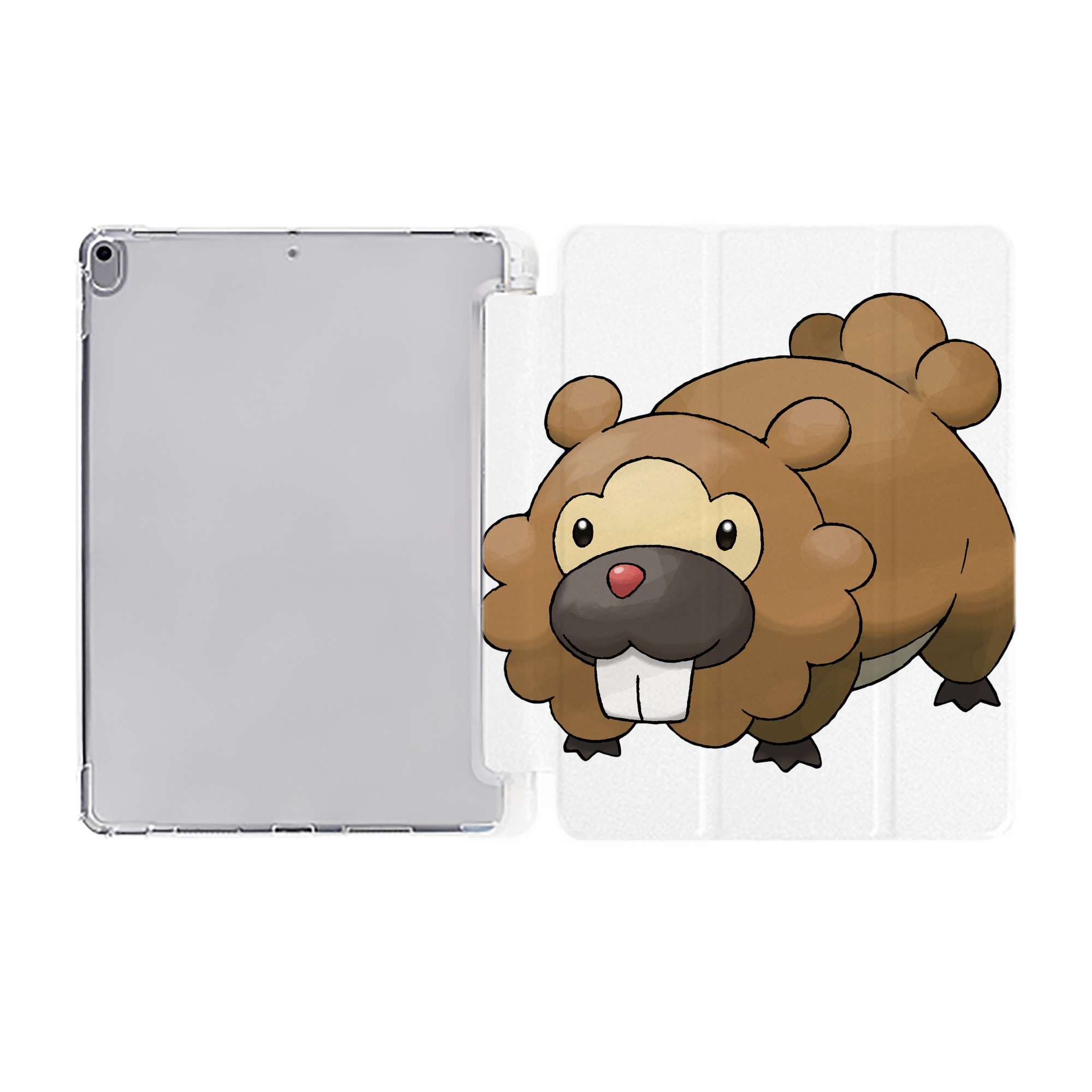 （画像用） ポケットモンスター Pokémon IPad ケース ペン収納付き 三つ折りスタンド PUレザー×シリコン 対応機種9.5/10.5/10.9インチ